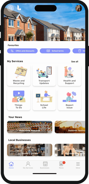 Loci community app homescreen