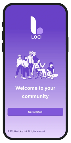Loci app get started