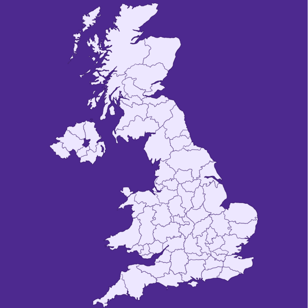 UK map on purple background 2