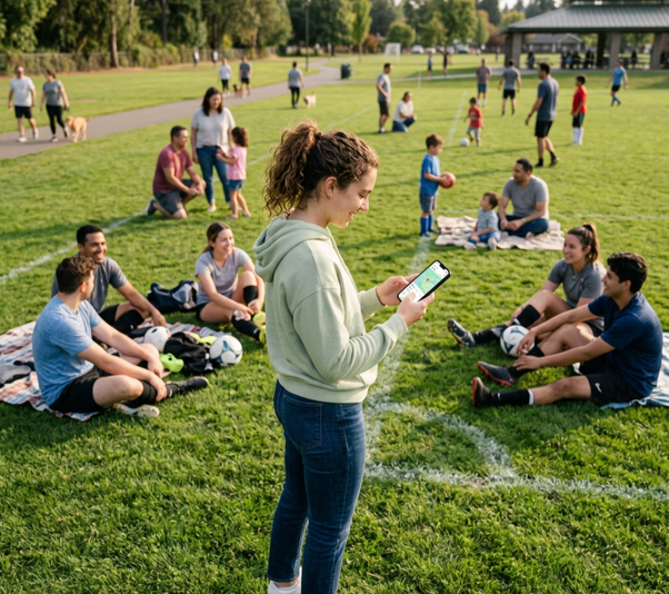 Local Community Platform helping residents connect and engage with activities in a shared community space.